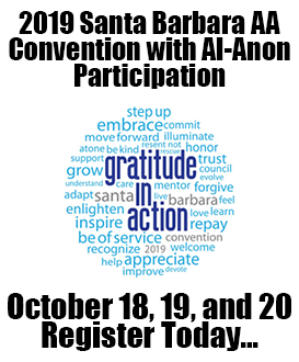 2019 Santa Barbara AA Convention with Al-Anon Participation